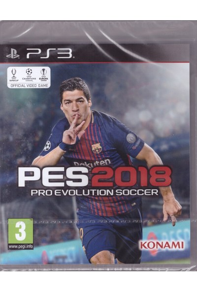 PES 2018 PS3 (Türkçe Menülü)