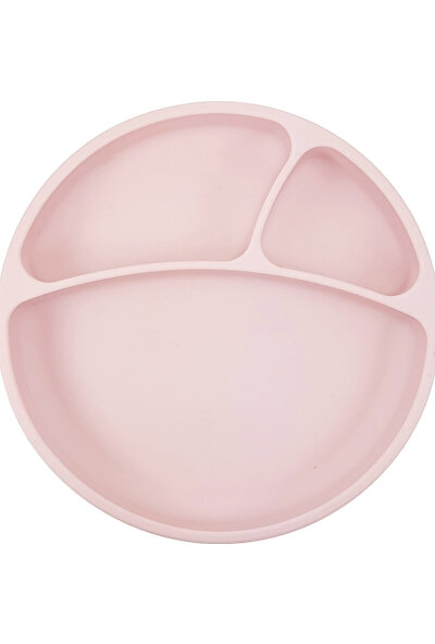 OiOi Silikon Tabak Vakum Tabanlı Porsiyon - Pinky Pink