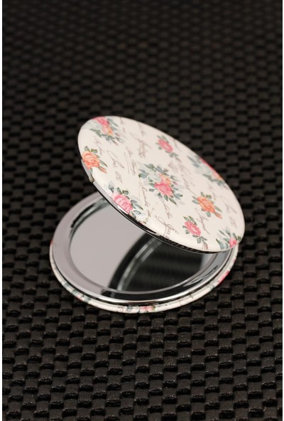 E-Bijuteri Floral Desenli Cep Aynası 523115