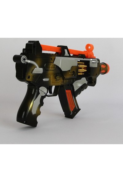 Can Ali Toys Gun Pilli Işıklı Sesli Taramalı Silah 3801 30 cm