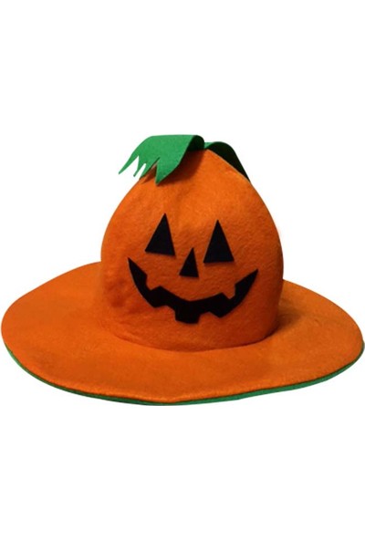 Kostümce Balkabağı Şapkası Halloween Çocuk
