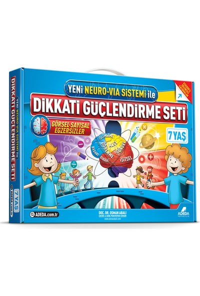Dikkati Güçlendirme Seti 1. Sınıf - 7 yaş - Osman Abalı