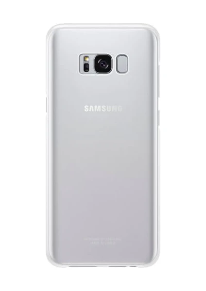 Galaxy S8 Plus Şeffaf Kılıf Gri - EF-QG955CSEGWW