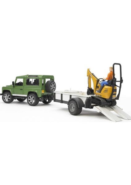 Land Rover Arazi Aracı Ve Jcb Mini Kazıcı BR02539