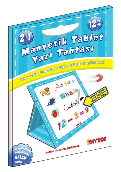 0585 Manyetik Tablet Yazı Tahtası Mavi