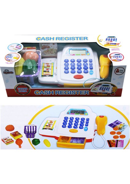 Vardem Beyaz Sepetli Yazar Kasa