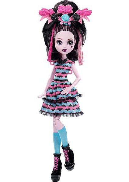 Mattel Dvh36 Mh-Saç Partisi Draculaura /Monsterhigh Elektrik Akımı Filmi