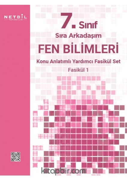 Netbil Yayınları 7.Sınıf Sıra Arkadaşım Fen Bilimleri Konu Özetli Fasikül Set