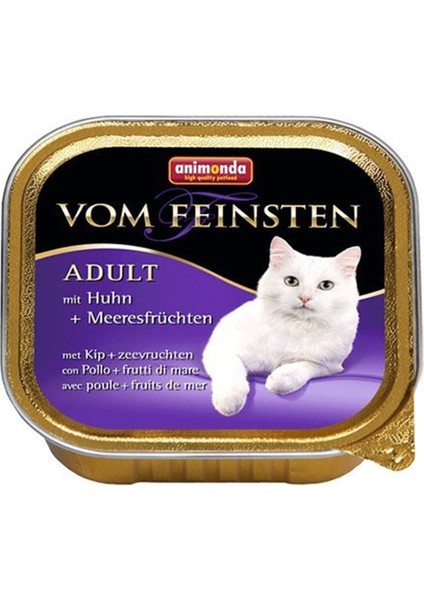 Tavuk-Deniz Mahsülü Konserve Kedi Maması 100 Gr