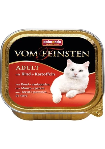 Sığır Eti-Patatesli Konserve Kedi Maması 100 Gr