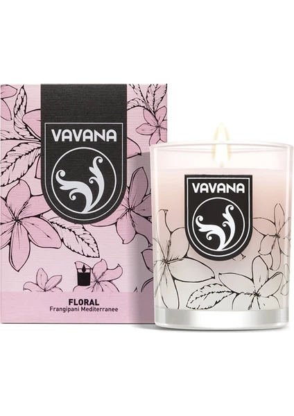 VAVANA Kokulu Mum - Oda Kokusu - 180 gr - FRANGIPANI MEDITERRANEE