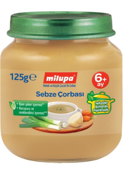 Sebze Çorbası Kavanoz 125 g 6+ Ay