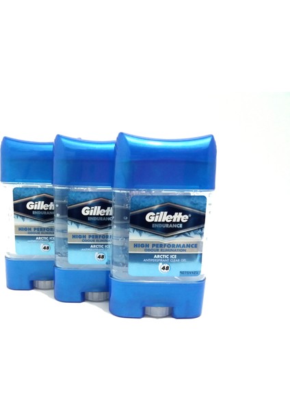 Endurance Arctic Ice Koltukaltı Jel 70 ml 3lü Set