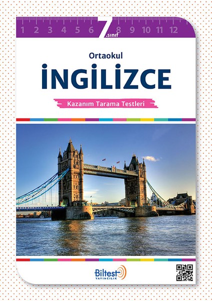 Biltest Ortaokul İngilizce 7 Kazanım Tarama Testleri