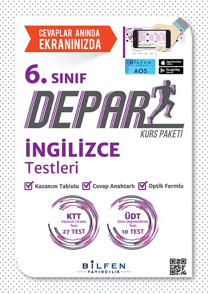 6. Sınıf İngilizce Depar Kurs Paketi Tek Öğrencilik