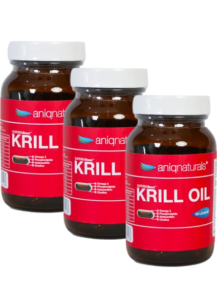 Superba Boost Krill Oil 60 Licaps Glass Jar 3 Adet