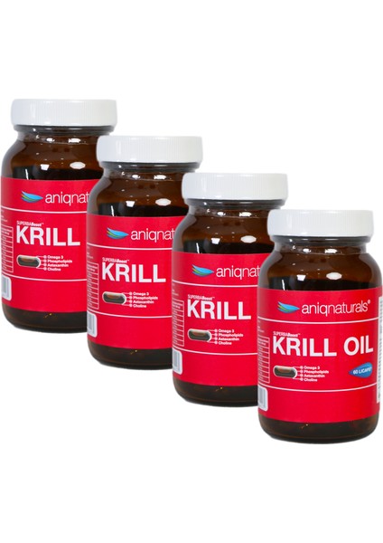 Superba Boost Krill Oil 60 Licaps Glass Jar 4 Adet