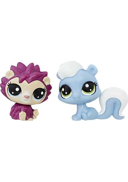 Hasbro Littlest Pet Shop İkili Miniş Hildy Hedgehog & Alina Skunekerby