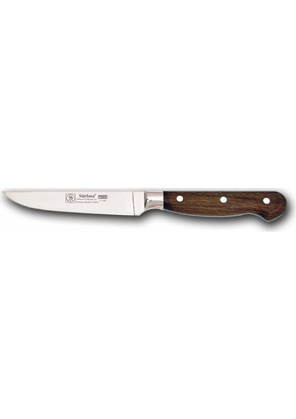61004-Ym Yöresel Mutfak Bıçağı Ahşap Sap 10 Cm (Pimli)