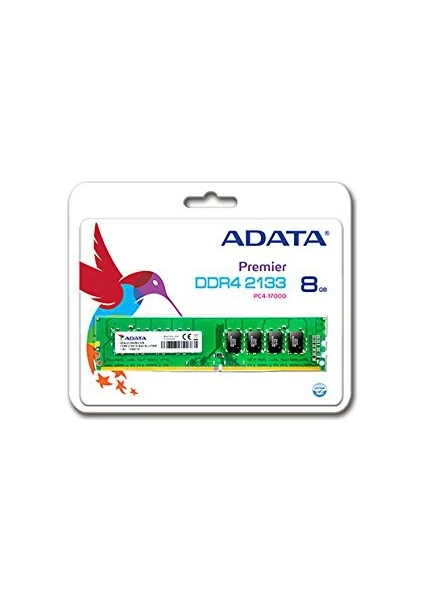 ADATA 8GBX1 2133MHZ SINGLE DDR4 RAM  ( AD4U213338G15-S )