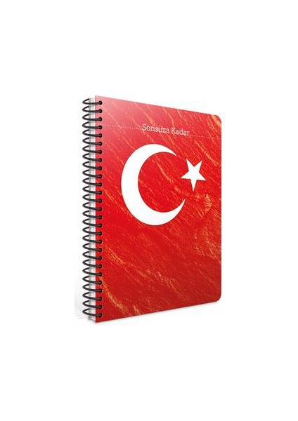 Sonsuza Kadar İplik Dikişli Sert Kapaklı Defter 13x21 120Yaprak Çizgili (St)