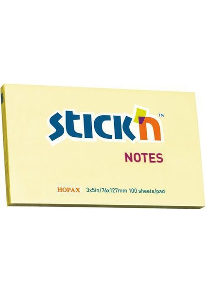 Stıckn 76x127 Pastel Sarı 100 Yaprak