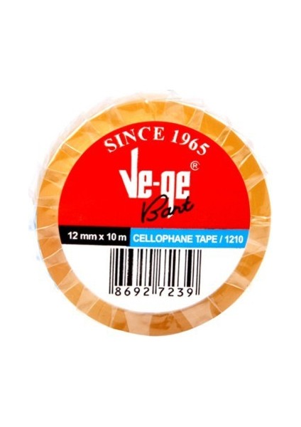 Vege Ofis Bant 12mmX10m 12'li Paket