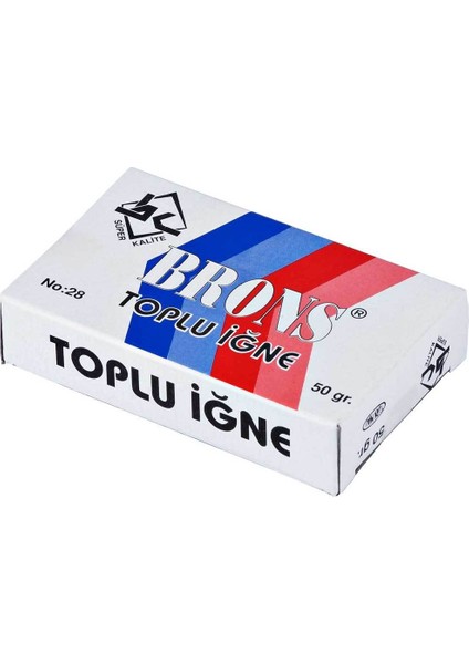 Toplu İğne No:28 50 gr. 3'lü Paket