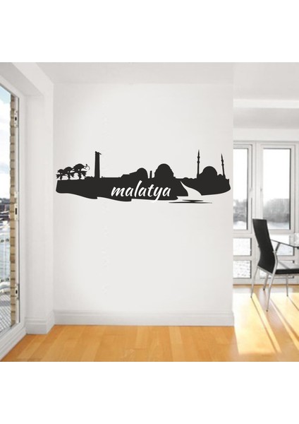S-158 "Malatya Şehir Silueti 1" Duvar Sticker
