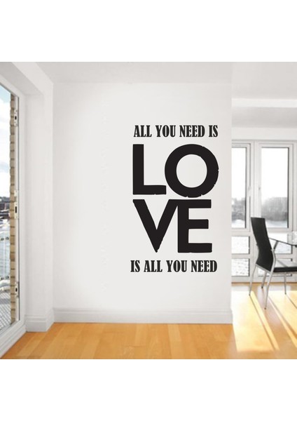 S-132 "All You Need Is Love" Duvar Sticker