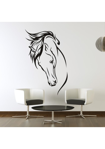 At Başı Duvar Stickerı 33 X 50 cm