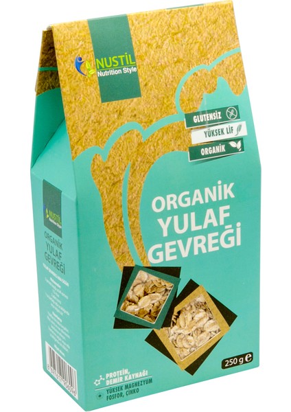 Organik Glutensiz Yulaf Gevreği