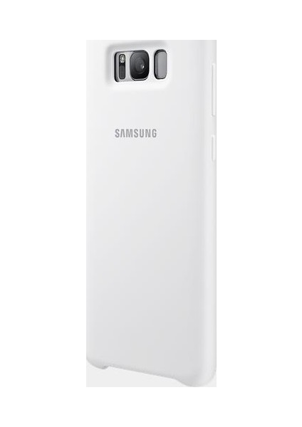 Galaxy S8 Plus Silikon Kılıf Beyaz - EF-PG955TWEGWW