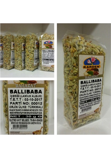 Ballıbaba Otu Baharat