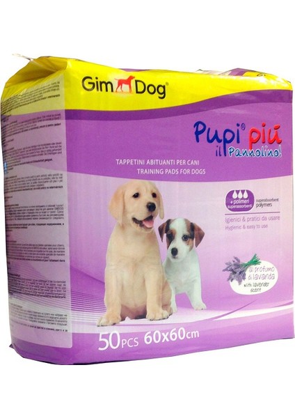 Gimdog Köpek Lavanta Kokulu Çiş Pedi 60 cm x 60 cm 50 li Paket