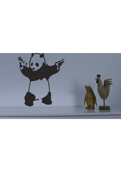 W-103 Panda Duvar Sticker
