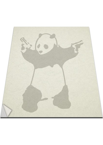 W-103 Panda Duvar Sticker