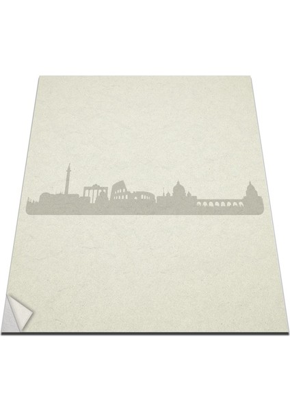 W-150 Şehir Silueti Duvar Sticker