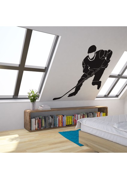 W-159 Hokey Duvar Sticker
