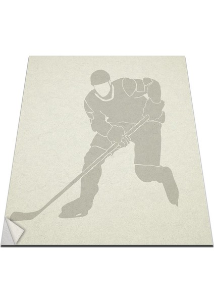 W-159 Hokey Duvar Sticker