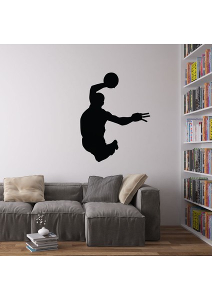 W-163 Basketbol Duvar Sticker