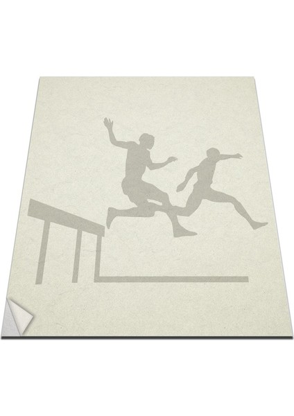 W-201 Spor Duvar Sticker