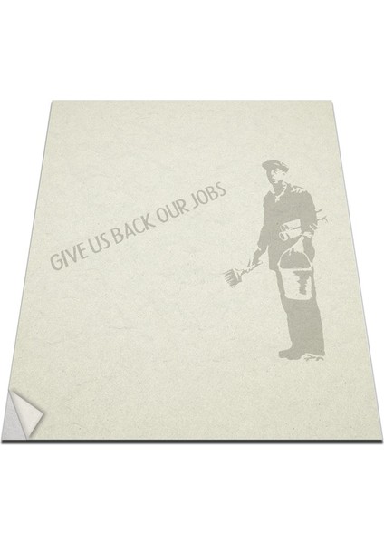 W-190 Gıve Us Back Our Jobs Duvar Sticker