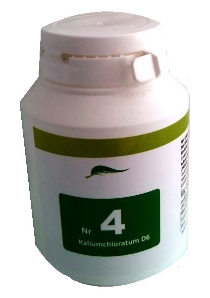 Schüssler Kalium Chloratum Mineral Tuz No.4