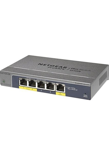 Gs105Pe-10000S 5 Portlu 10/100/1000 Gigabit Poe Pass Through Tak Çalıştır Switch