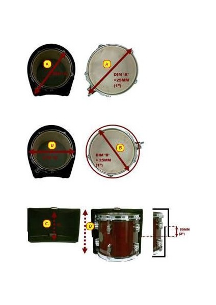 Hardcase HN18FT 18'' FloorTom Kutusu