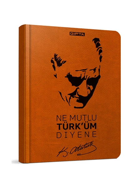 Atatürk Sert Kapak Defter 9 14 120 Yaprak Çizgili