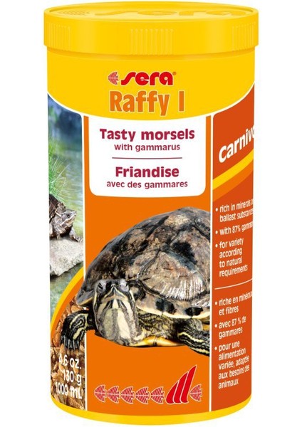 Raffy I Gammarus Karışımı Kaplumbağa Yemi 1000 ml