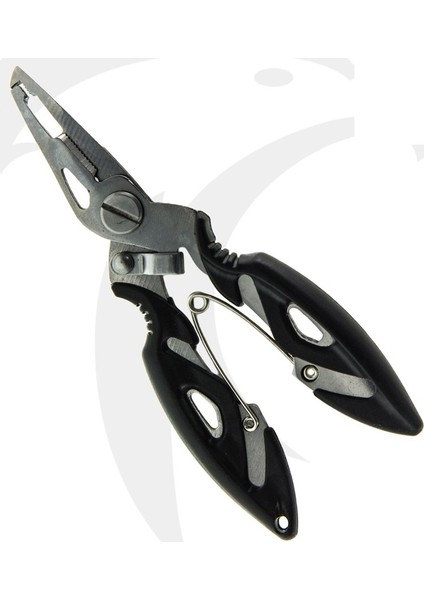 Mini Siyah Eğik Ağızlı Balıkçı Pensesi