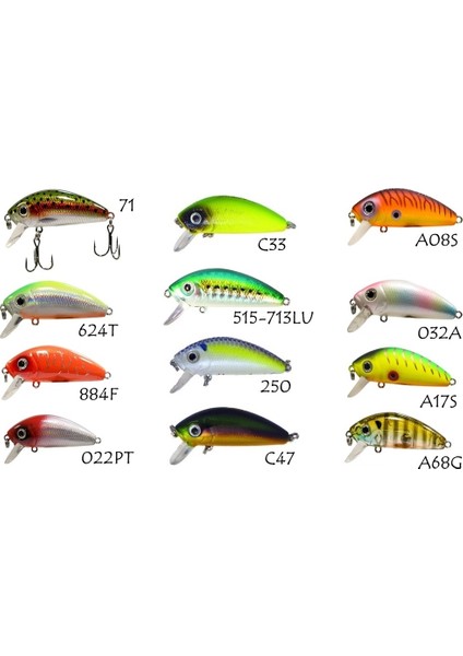 Mustang Minnow Mg 002 Suni Yem A68G 45 Mm